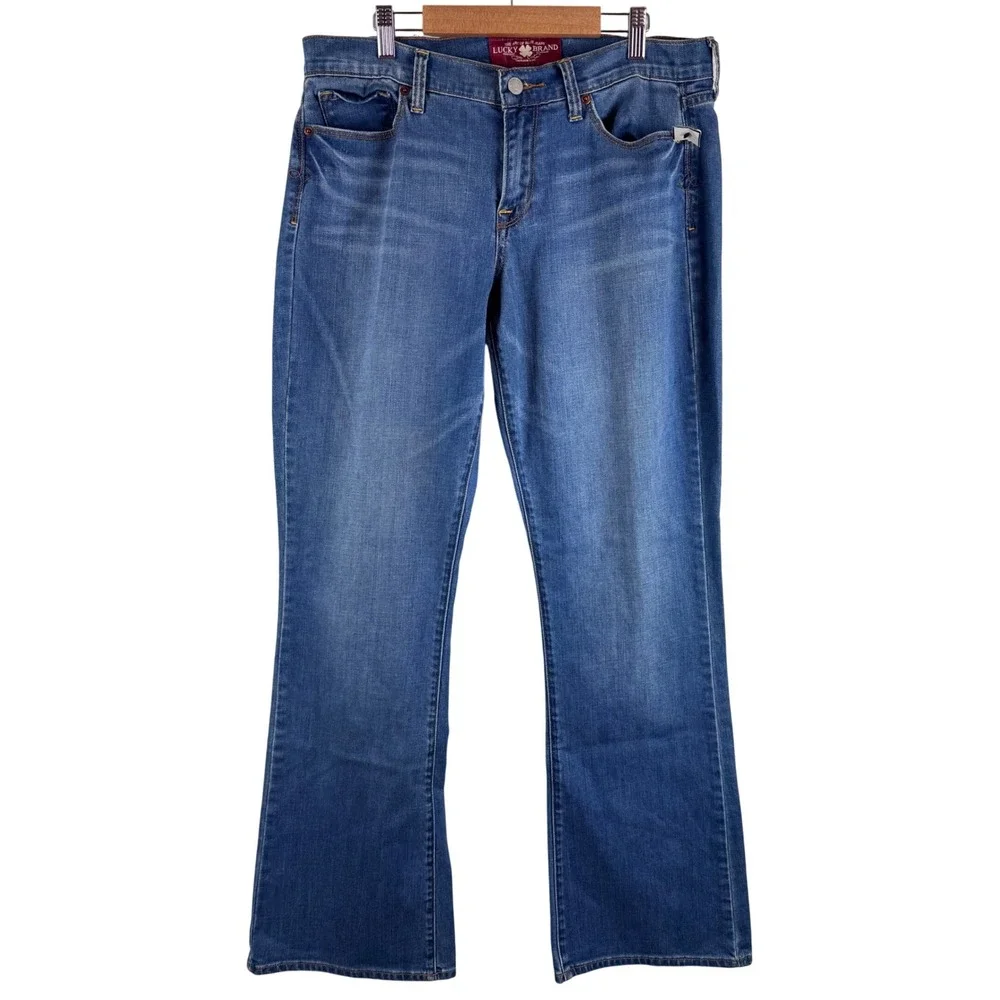 Lucky Brand Sofia Boot Jeans Womens 12/31 Blue Medium‎ Wash Mid Rise Bootcut